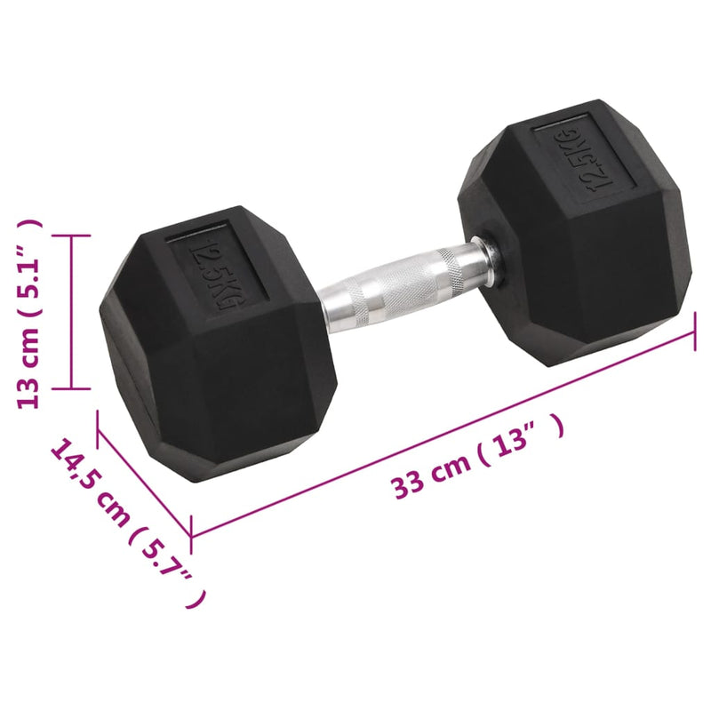 Dumbbells 2 pcs 25 kg Cast Iron