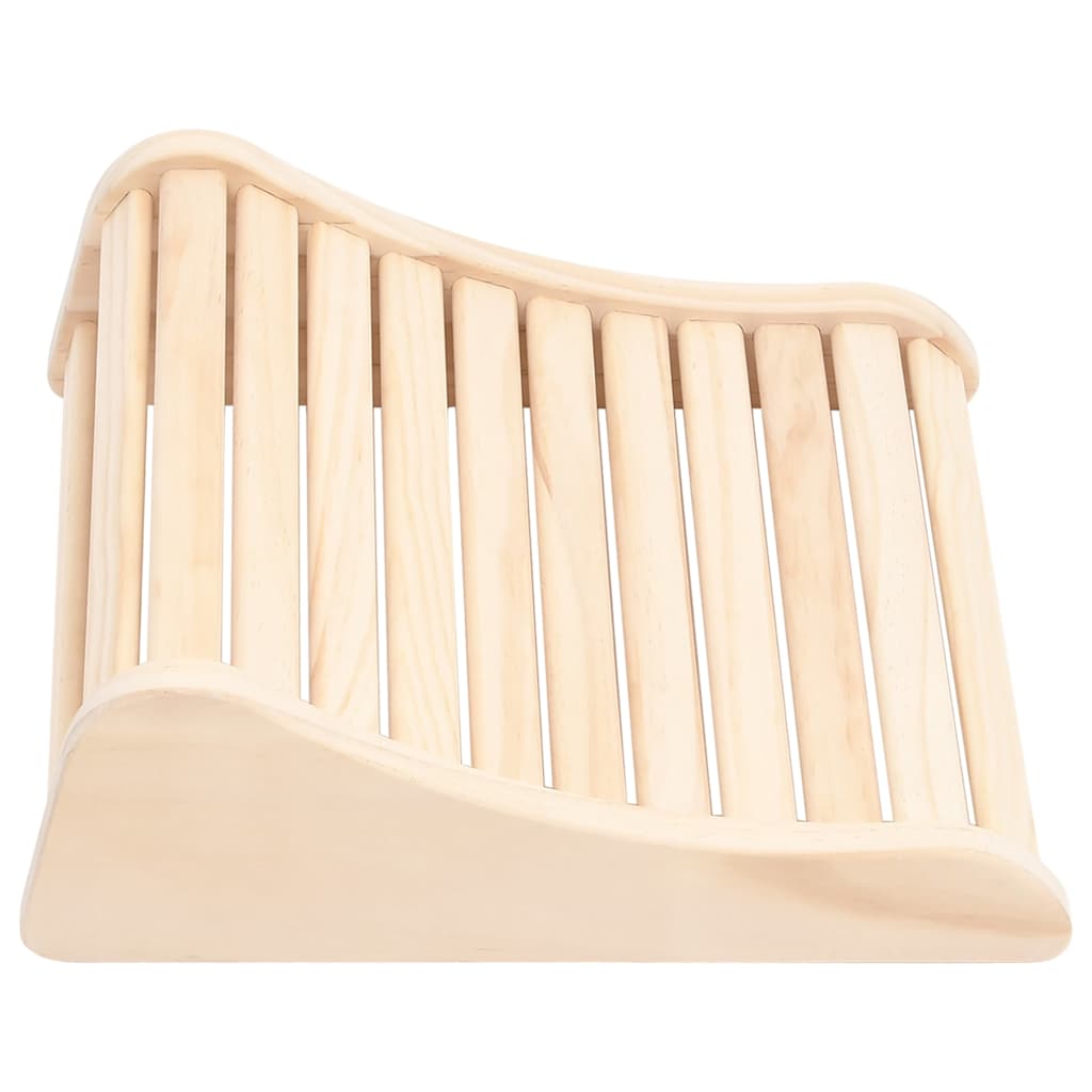 vidaXL Sauna Headrest Solid Wood Pine 3