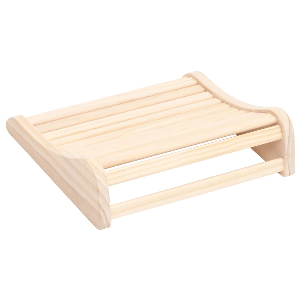 vidaXL Sauna Headrest Solid Wood Pine 4
