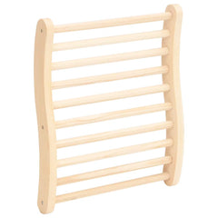 vidaXL S-Shape Sauna Backrest Solid Wood Pine 1