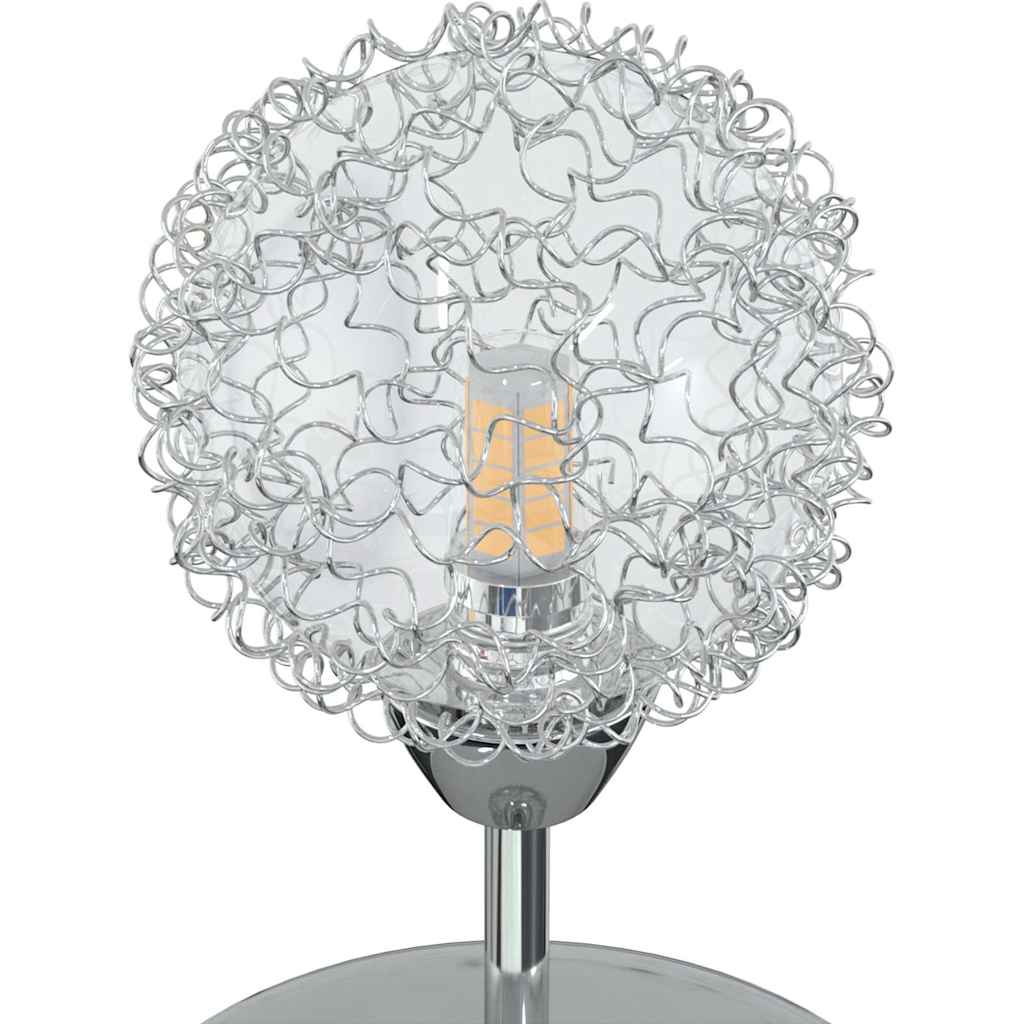 vidaXL Ceiling Lamp with Mesh Wire Shades for 5 G9 LED Lights 5