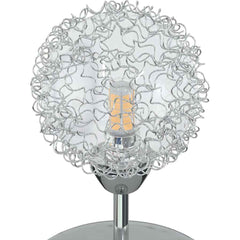 vidaXL Ceiling Lamp with Mesh Wire Shades for 5 G9 LED Lights 5