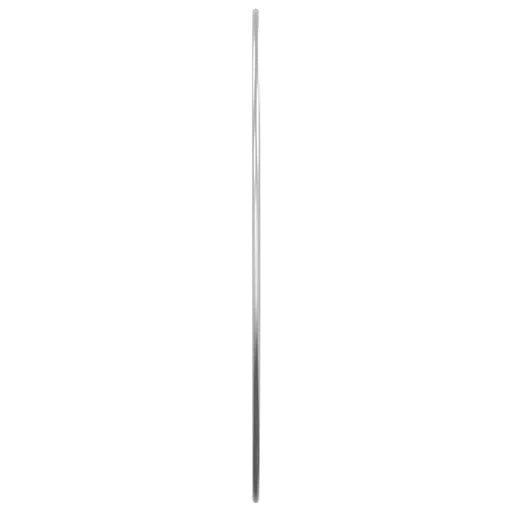 vidaXL Wall Mirror Silver Ø 50 cm Round 4