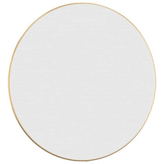 vidaXL Wall Mirror Gold Ø 60 cm Round 3