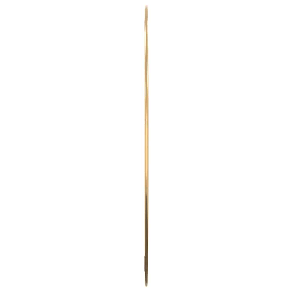 vidaXL Wall Mirror Gold Ø 60 cm Round 4