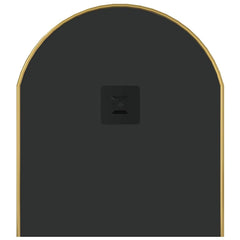 vidaXL Wall Mirror Gold 80x35 cm Oval 5
