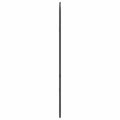 vidaXL Wall Mirror Black 60x25 cm Oval 4