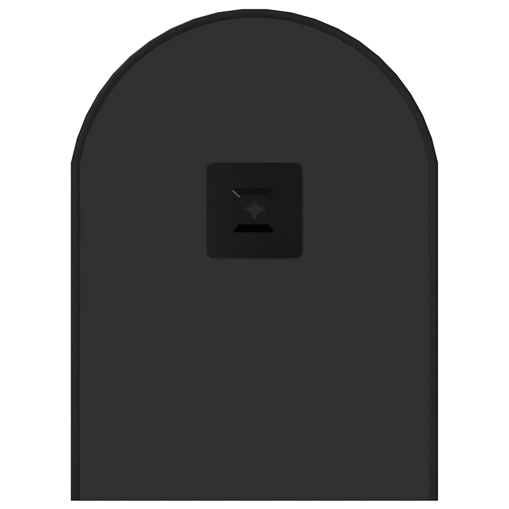 vidaXL Wall Mirror Black 60x25 cm Oval 5