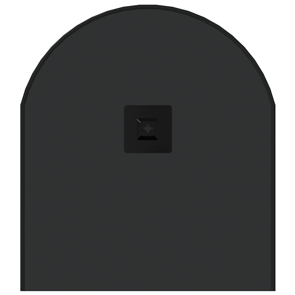vidaXL Wall Mirror Black 80x35 cm Oval 5