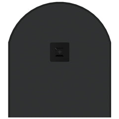vidaXL Wall Mirror Black 80x35 cm Oval 5