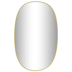 vidaXL Wall Mirror Gold 70x45 cm 2