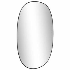 vidaXL Wall Mirror Black 70x45 cm 4