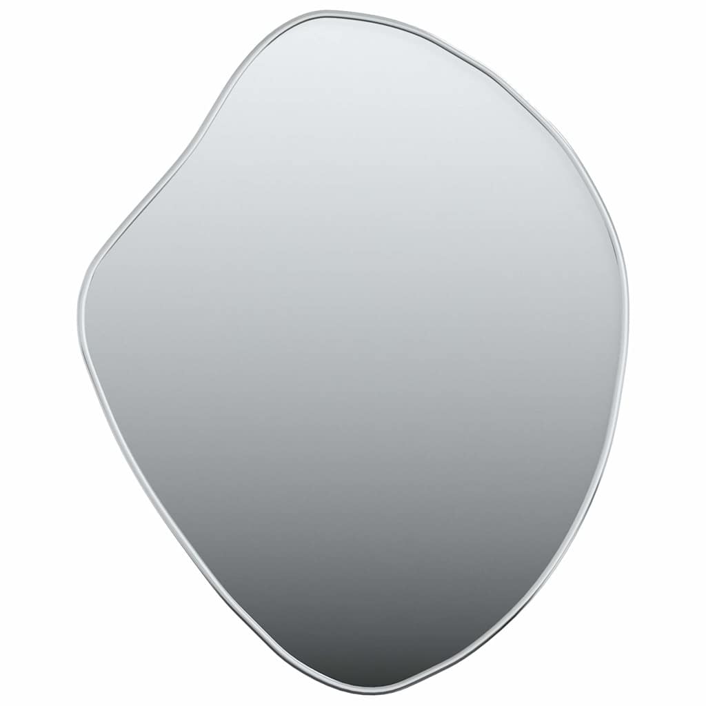 vidaXL Wall Mirror Silver 50x40 cm 2