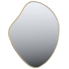 vidaXL Wall Mirror Gold 60x50 cm 3