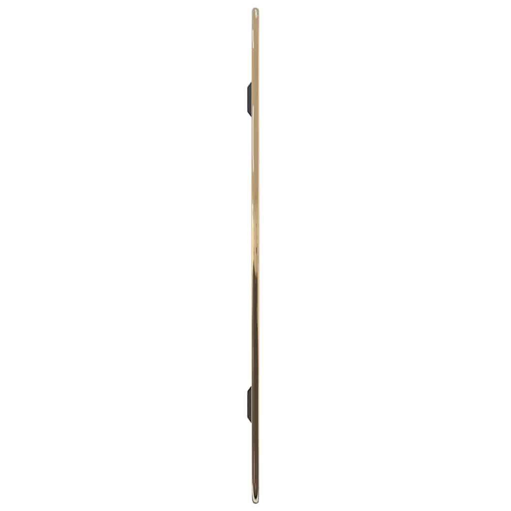 vidaXL Wall Mirror Gold 60x50 cm 4