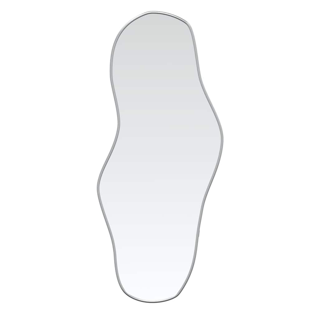 vidaXL Wall Mirror Silver 70x30 cm 2
