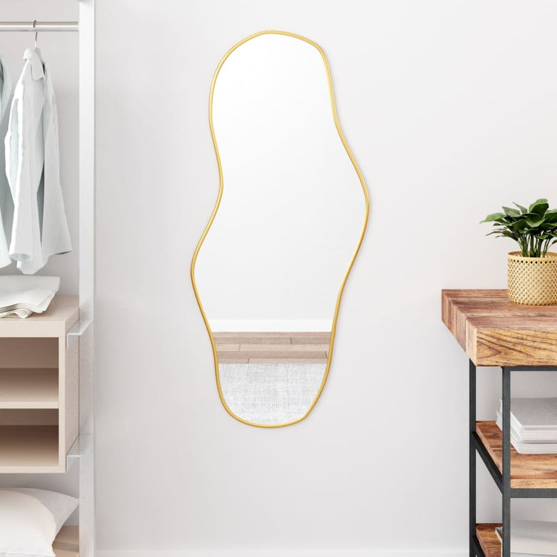 Wall Mirror Gold 100x45 cm