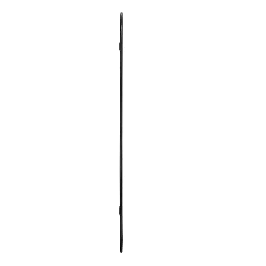 vidaXL Wall Mirror Black 70x30 cm 4