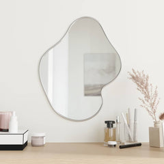 vidaXL Wall Mirror Silver 50x40 cm 1