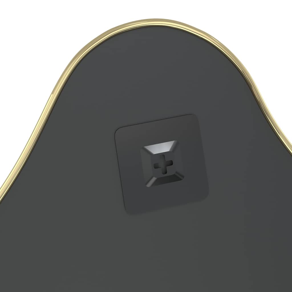 vidaXL Wall Mirror Gold 50x40 cm 5