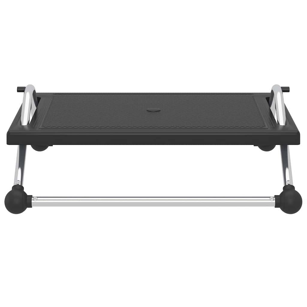 vidaXL Footrest Black 45x40x13.5 cm 4