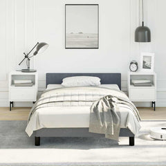 Bed Frame without Mattress Velvet Dark grey Twin XL