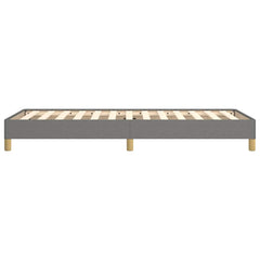 vidaXL Bed Frame without Mattress Dark Grey 90x190 cm Single Single Fabric 6