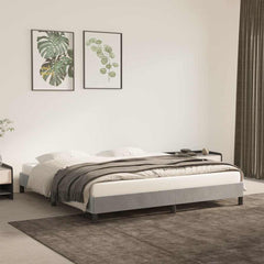 vidaXL Bed Frame without Mattress 135x190 cm Double Velvet