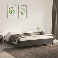 vidaXL Bed Frame without Mattress 135x190 cm Double Velvet