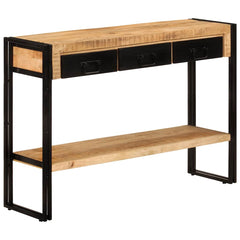 Console Table 110x30x76 cm Solid Wood Mango Solid mango wood