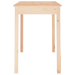vidaXL Dining Table 110x55x75 cm Solid Wood Pine 4
