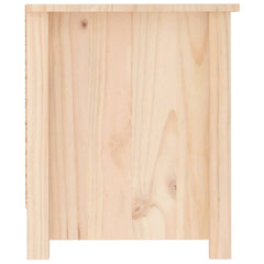 vidaXL Shoe Cabinet 110x38x45.5 cm Solid Wood Pine 5