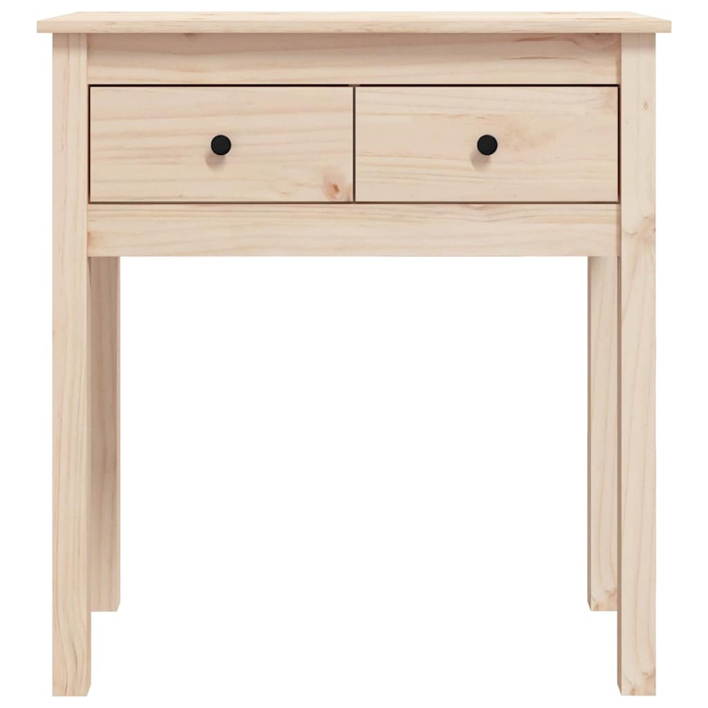 vidaXL Console Table 70x35x75 cm Solid Wood Pine 6