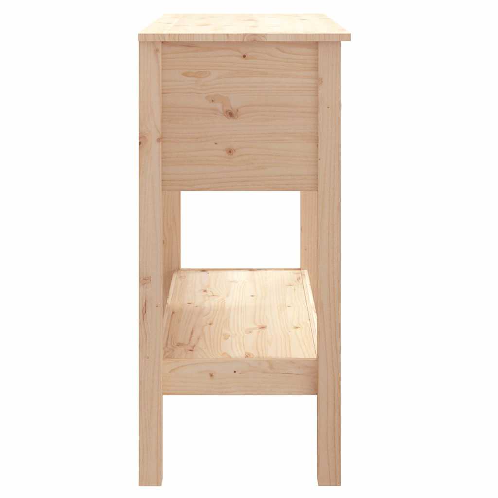 vidaXL Console Table 75x35x75 cm Solid Wood Pine 6