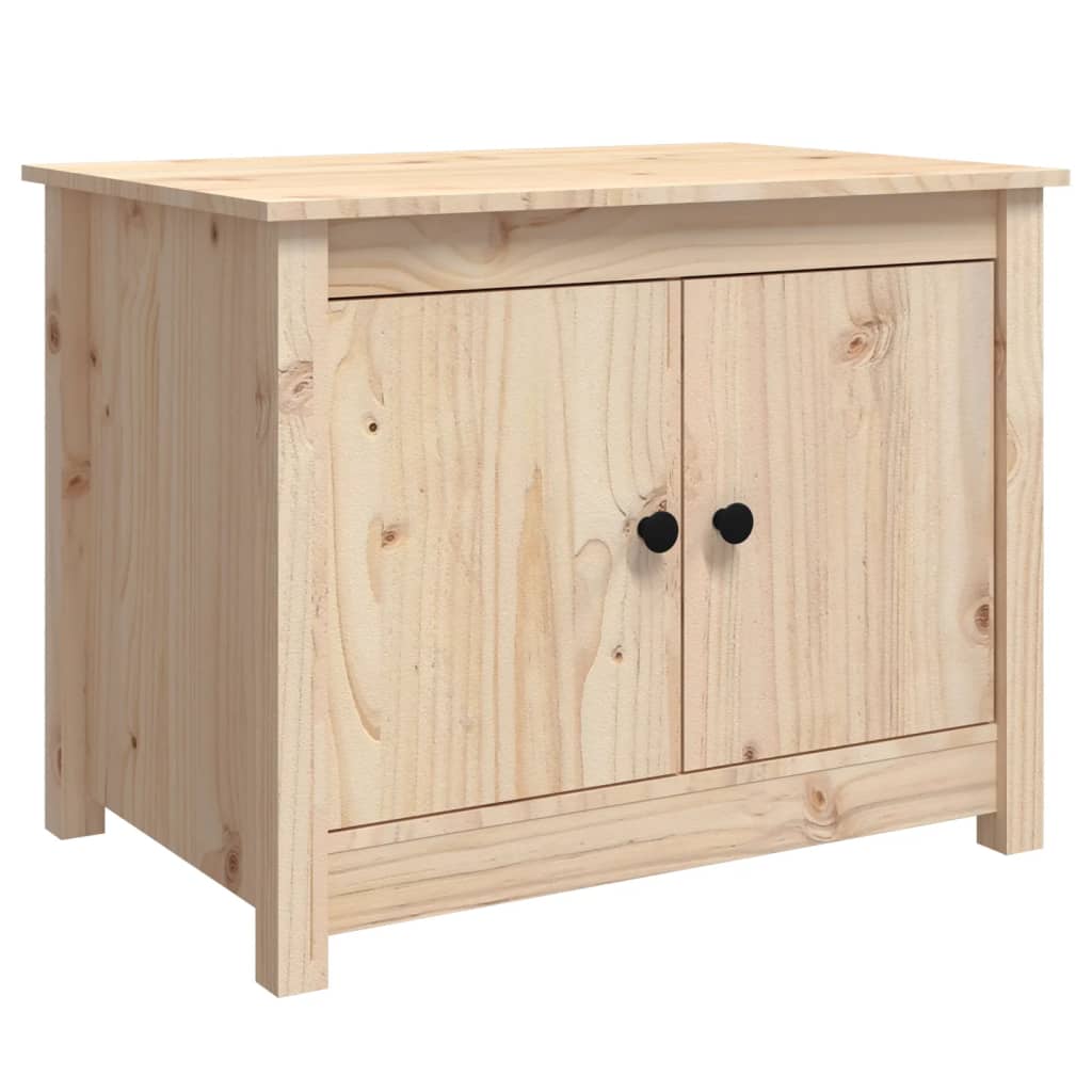 vidaXL Coffee Table 71x49x55 cm Solid Wood Pine 2
