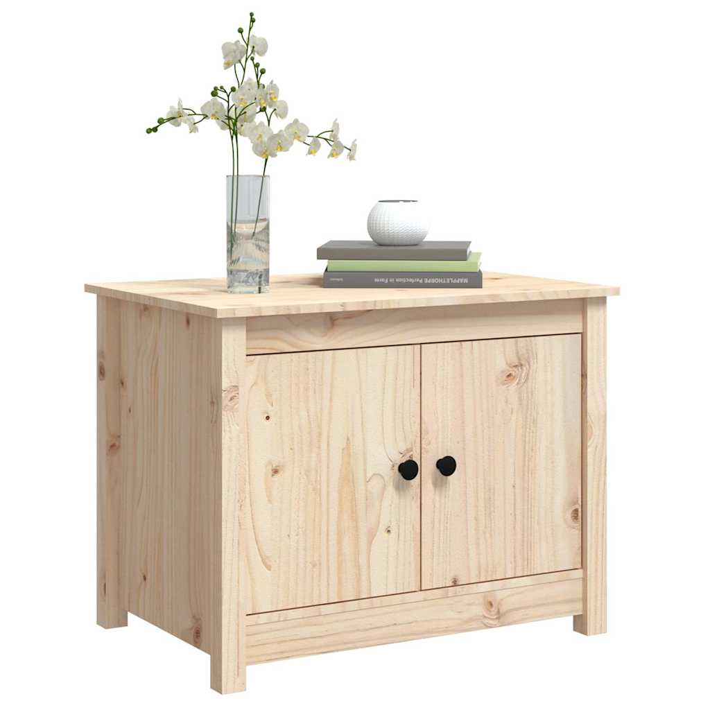 vidaXL Coffee Table 71x49x55 cm Solid Wood Pine 4