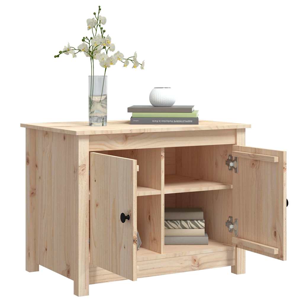 vidaXL Coffee Table 71x49x55 cm Solid Wood Pine 5