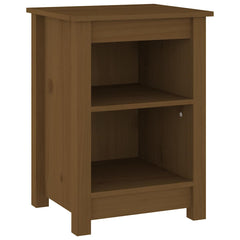 vidaXL Bedside Cabinet Honey Brown 40x35x55 cm Solid Wood Pine 2
