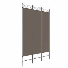 vidaXL 3-Panel Room Divider Anthracite 120x220 cm Fabric 2