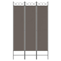 vidaXL 3-Panel Room Divider Anthracite 120x220 cm Fabric 3
