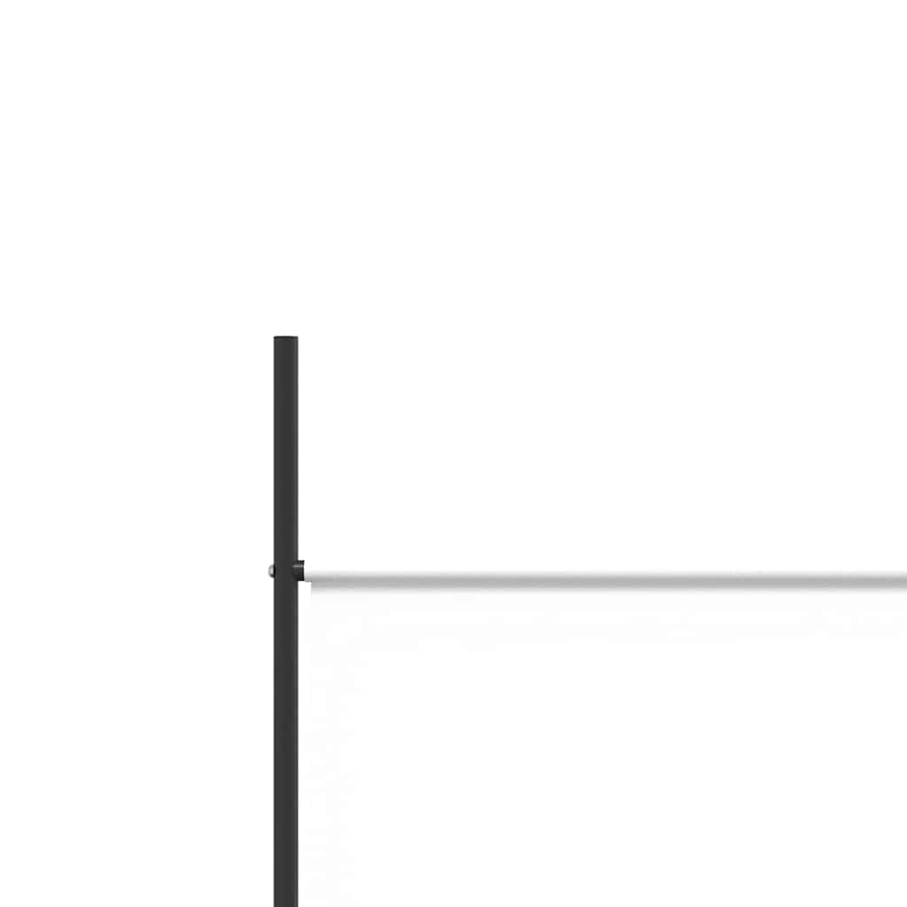 vidaXL 5-Panel Room Divider White 250x200 cm Fabric 6