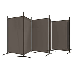 vidaXL 6-Panel Room Divider Anthracite 520x180 cm Fabric 4
