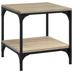 vidaXL Side Tables 2 pcs Sonoma Oak 40x40x40 cm Engineered Wood 5