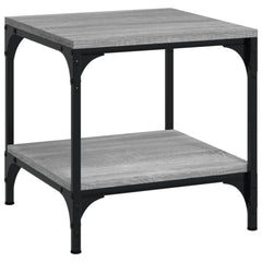 vidaXL Side Tables 2 pcs Grey Sonoma 40x40x40 cm Engineered Wood 5