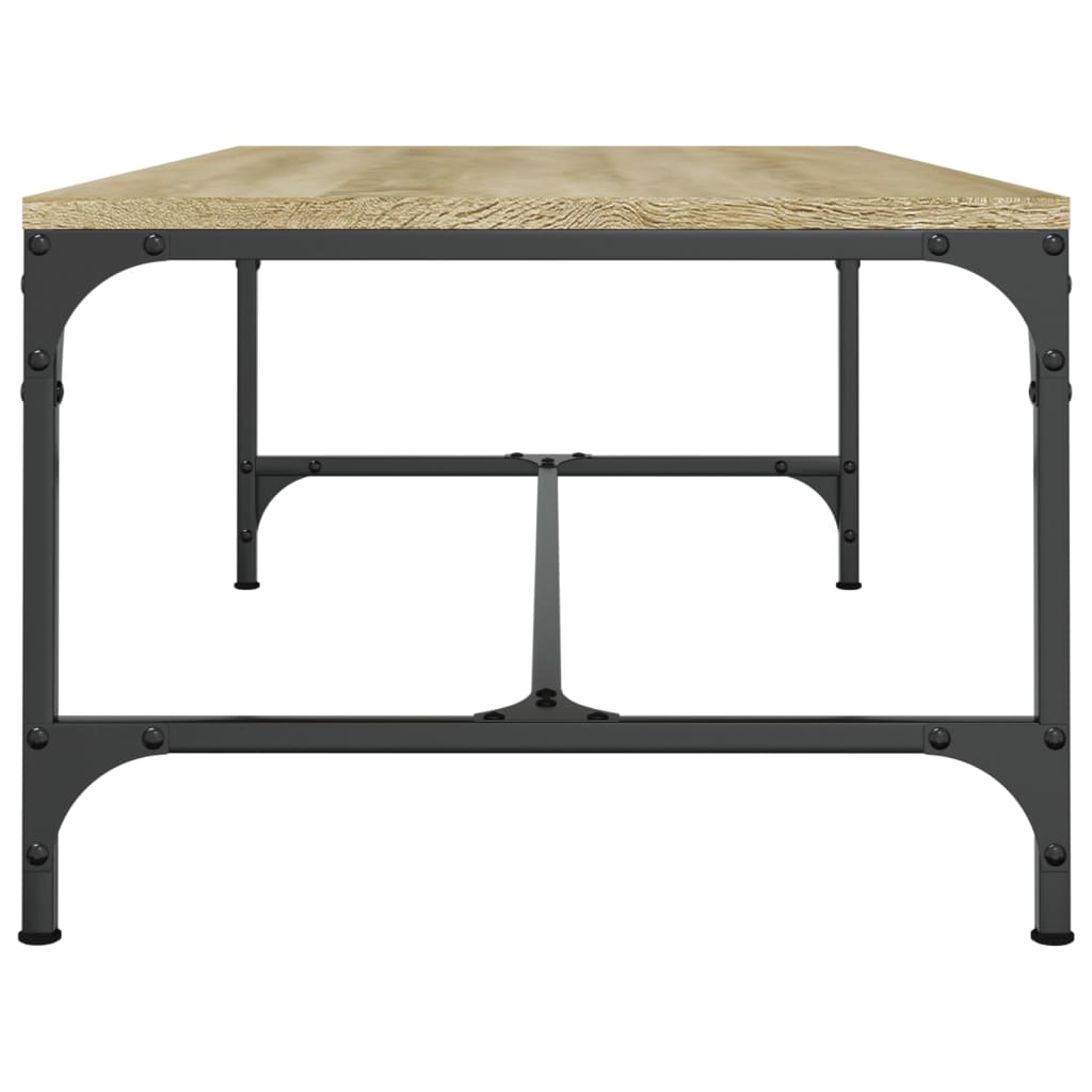 vidaXL Coffee Table Sonoma Oak 100x50x35 cm Engineered Wood 5