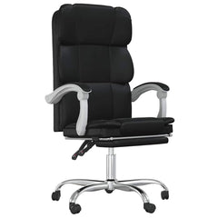 vidaXL Reclining Office Chair Black Faux Leather 2
