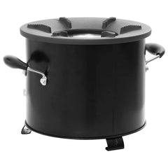 vidaXL Camping Wood Stove Black 36x26x22,5 cm Metal 4