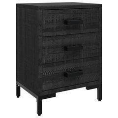 Bedside Cabinet Solid Pinewood 1
