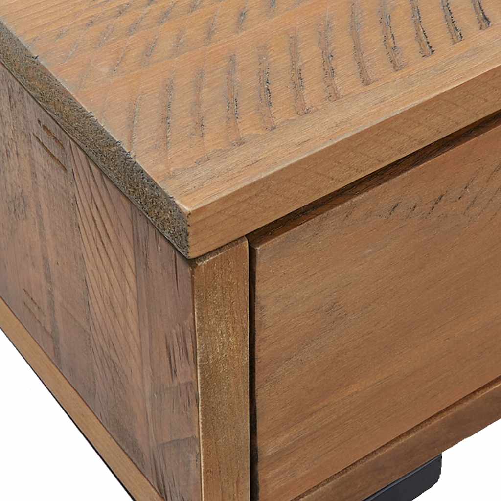 Coffee Table 90x50x35 cm Solid Pinewood Brown