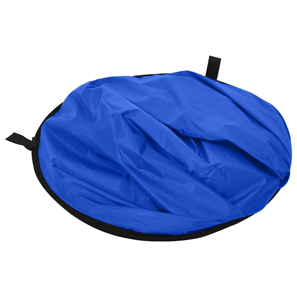 vidaXL 2 in 1 Oval Studio Background Screen Green and Blue 200x150 cm 5